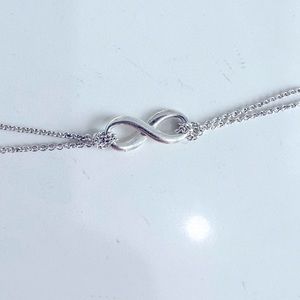 Tiffany and Co silver Infiniti bracelet